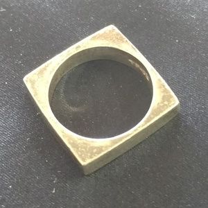 Sterling Silver Square Ring